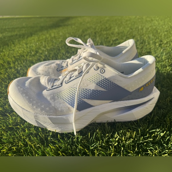 New Balance Shoes - New Balance Women's FuelCell Rebel V4 'White Grey' WFCXCM4 Running Size 8.5